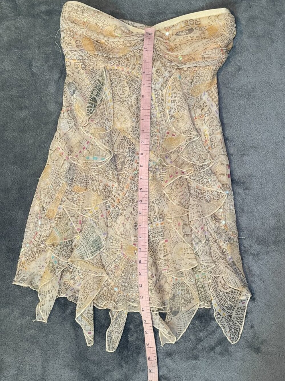Diane von Furstenberg Vintage 2000s “Montespan” beaded silk tunic mini dress - Picture 9 of 11